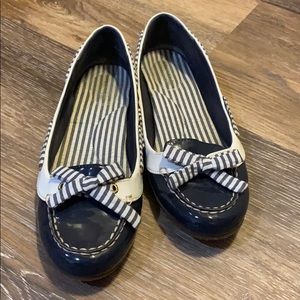 Sperry Patent Leather Flats.